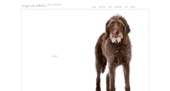Desktop Screenshot of dogsonwhite.com